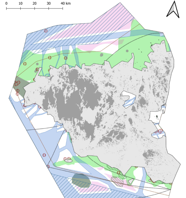 Ålands havsplan karta