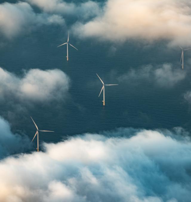Havsbaserad vindkraft aerial